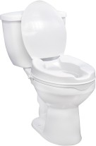 Raised Toilet Seat with Lid 2″, 4″, 6″