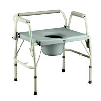 Bariatric Drop-Arm Commode