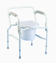 Drop-Arm Commode