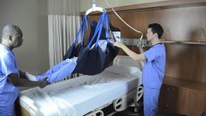 installing patient lifts and slings